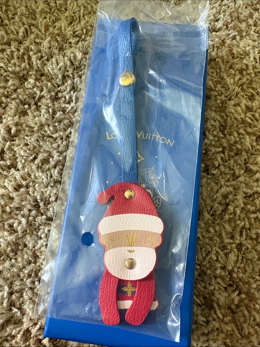 Louis Vuitton Gift With Purchase Santa Bag Charm - NO BOX - New in packaging